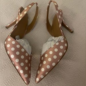 ASOS Polka Dot Slingback Heels